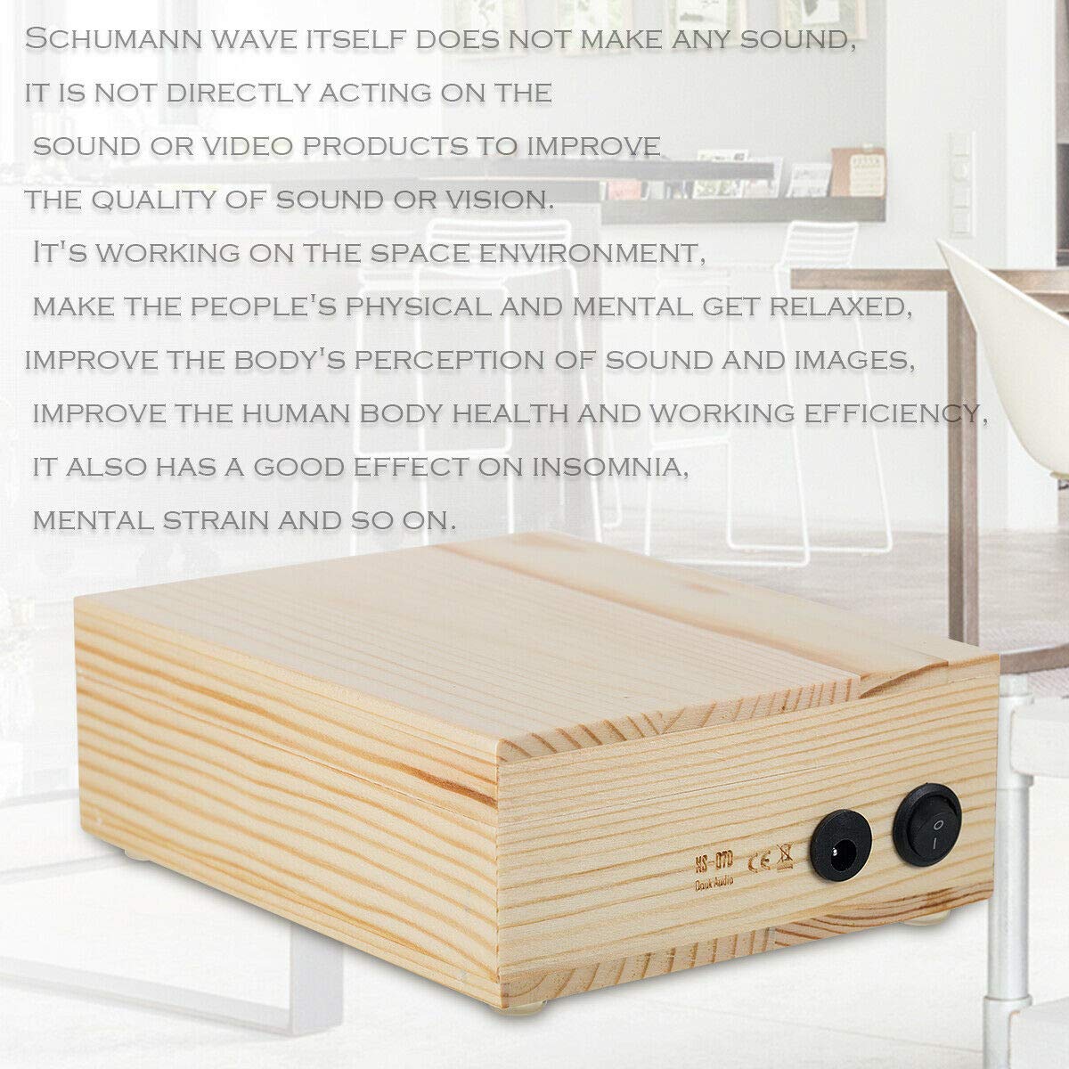Generador de pulsos de frecuencia ultrabaja Nobsound 7,83 Hz Schumann Wave, ondas de baja frecuencia y resonador para relajación profunda