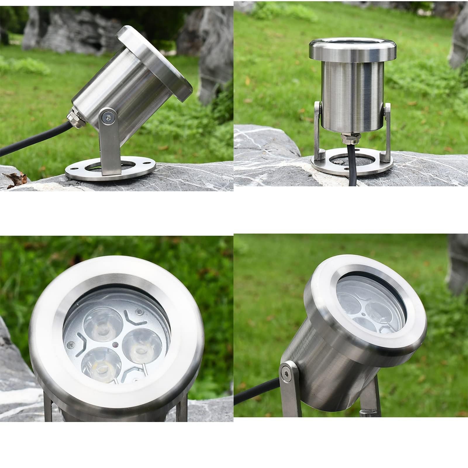 Faretto Subacquei - Faretti Piscina, Faretto LED Da 3W Che Cambia Colore, Adatto Per Illuminazione Paesaggistica, Luci Paesaggistiche Di Grado Impermeabile IP68, Per Piscine, Fontane ( Color : RGB , S