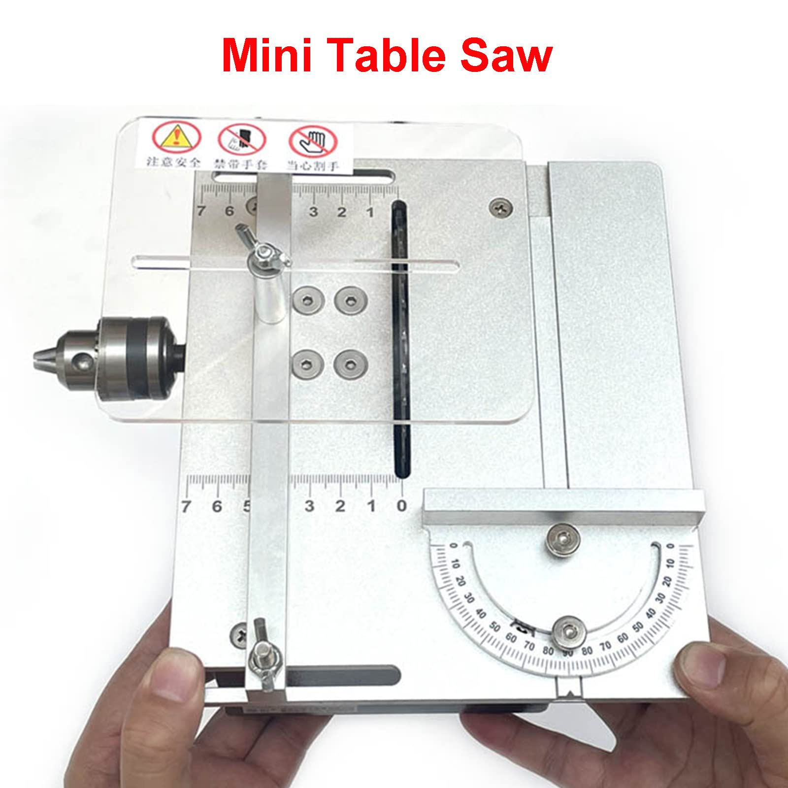 Mini Sierra De Mesa, Mini Cortadora Sierras De Banco Eléctrica, Multifuncional Pequeña Sierra Circular Mesa Mano Mini Sierras De Mesa Para Carpintería Corte De Acrílico De Madera Y Plástico,D