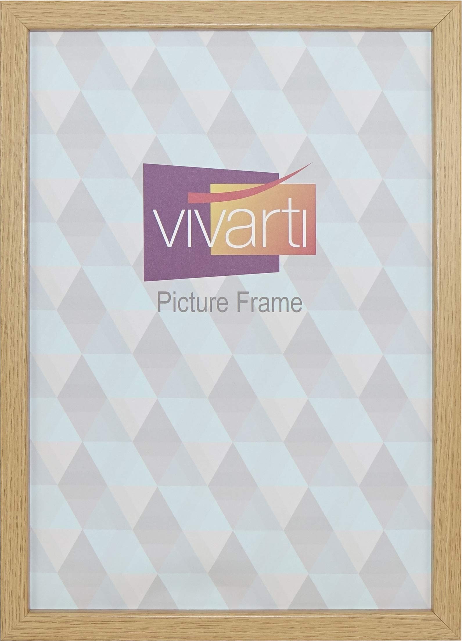 Vivarti Thin Oak Box Picture Photo Frame A3 Size 29.7 x 42 cm