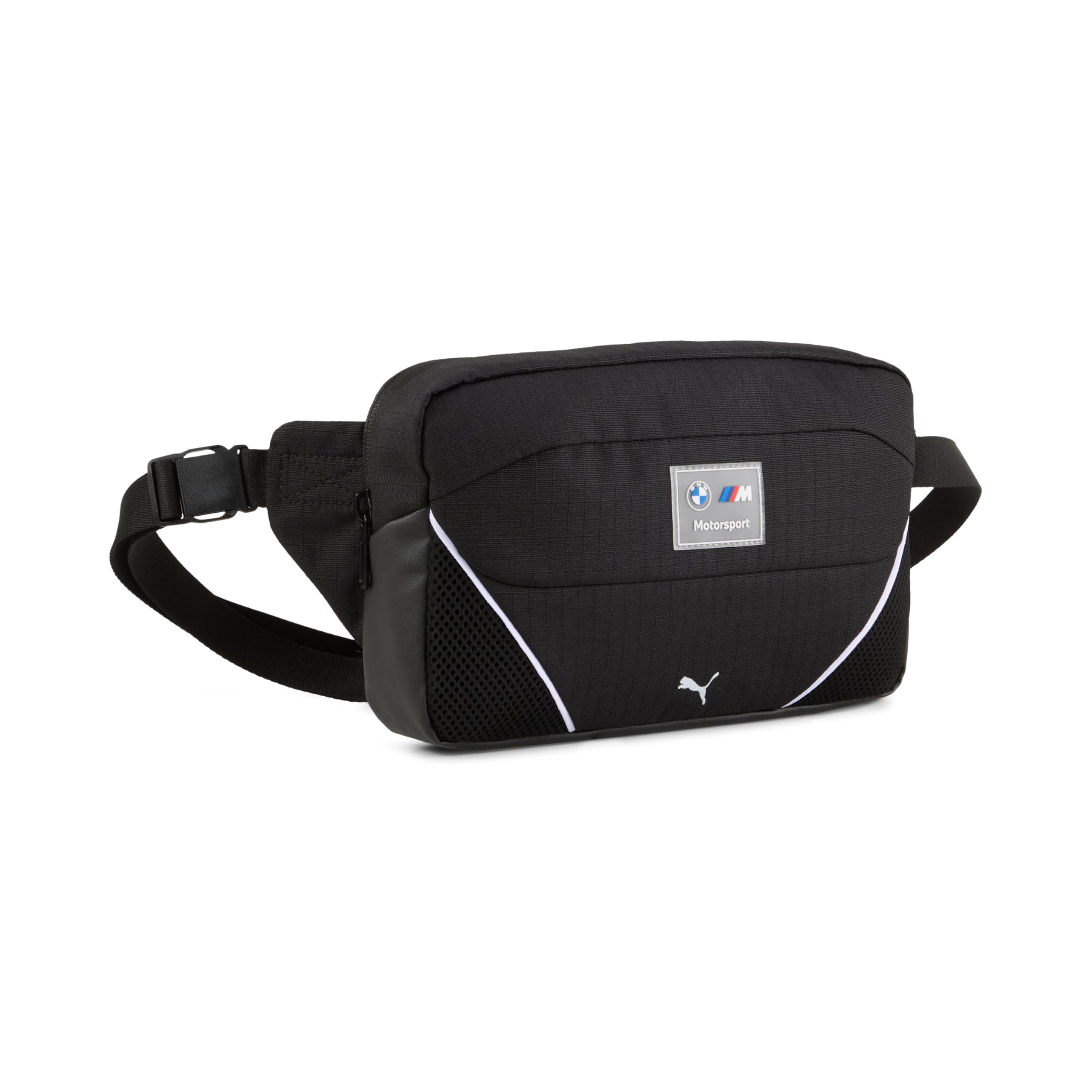 Bmw Unisex Black Genuine M Motorsport Large Waist Bag 8L Back Zip Pocket 80225B5d131