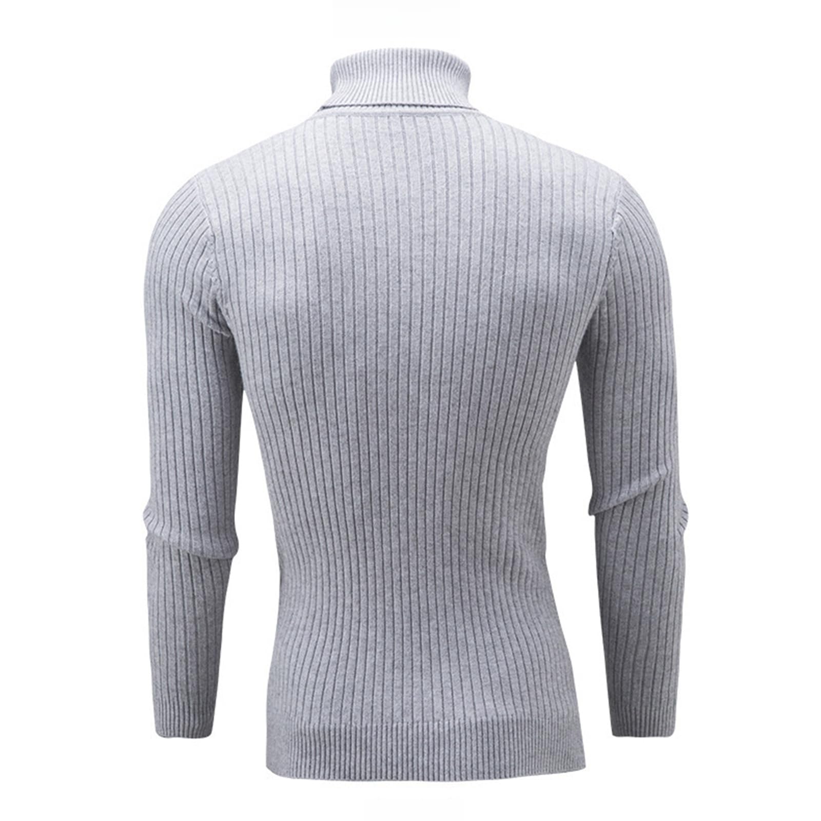 Felpa Uomo Maglione A Collo Alto da Cardigan in Maglia Trecce alla Moda Autunno E Inverno