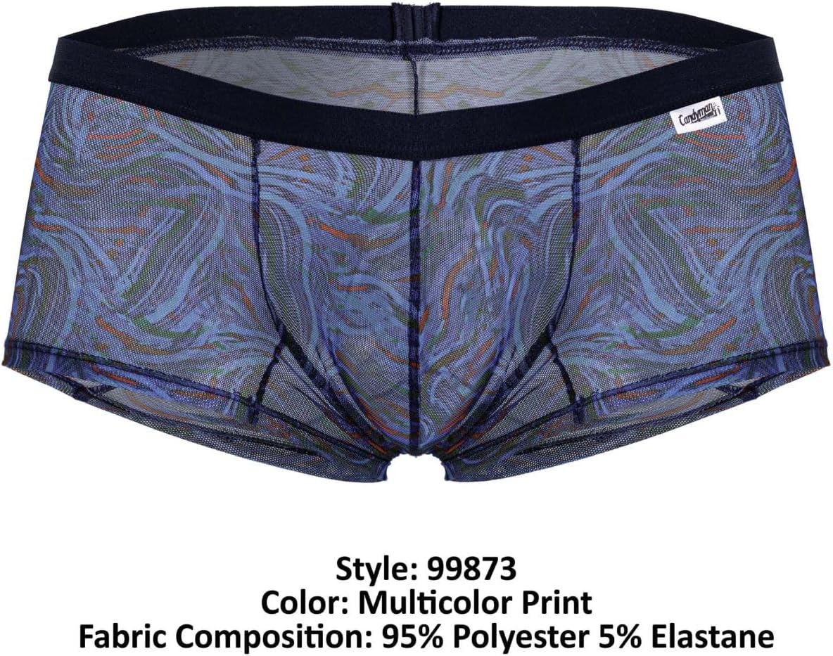 CandyMan Fashion Boxer Briefs Trunks Lingerie Underwear for Men