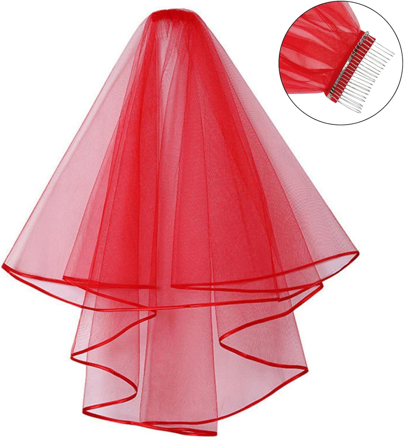 Jaciya Veil Bachelorette Party Decorations Wedding Veil - Image 7