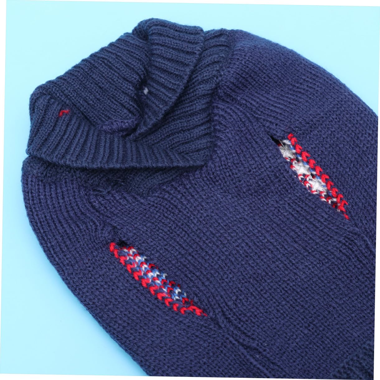 VICASKY 3 Pièces Pull pour Chien Motif Drapeau Américain Chaud et Confortable Manteau Dautomne Hiver S Vêtements pour Chiot pour Noël et Sorties Extérieur
