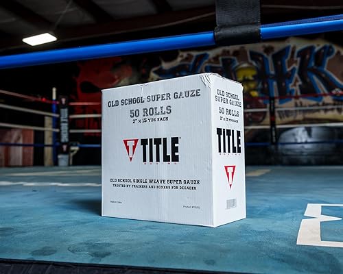 Miniatura 4 de Title Boxing Old School Super Gauze 50 rollos de gasa de boxeo