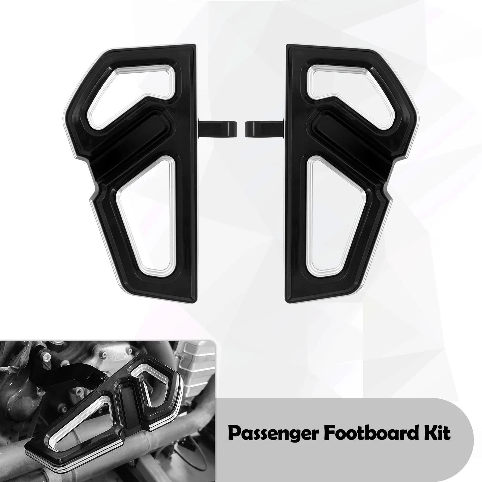 Estriberas Traseras Motocicleta Para HAR&LEY Touring Sportster Dyna Road Street Glide Fat Boy FL Kit Estribo Trasero Para Pasajero Motocicleta Estriberas Pedal Para Suelo Estriberas Motocicleta