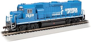 Bachmann Trains - EMD GP38-2 - Diesel Locomotive - Conrail #7889 (Operation Lifesaver) - HO Scale