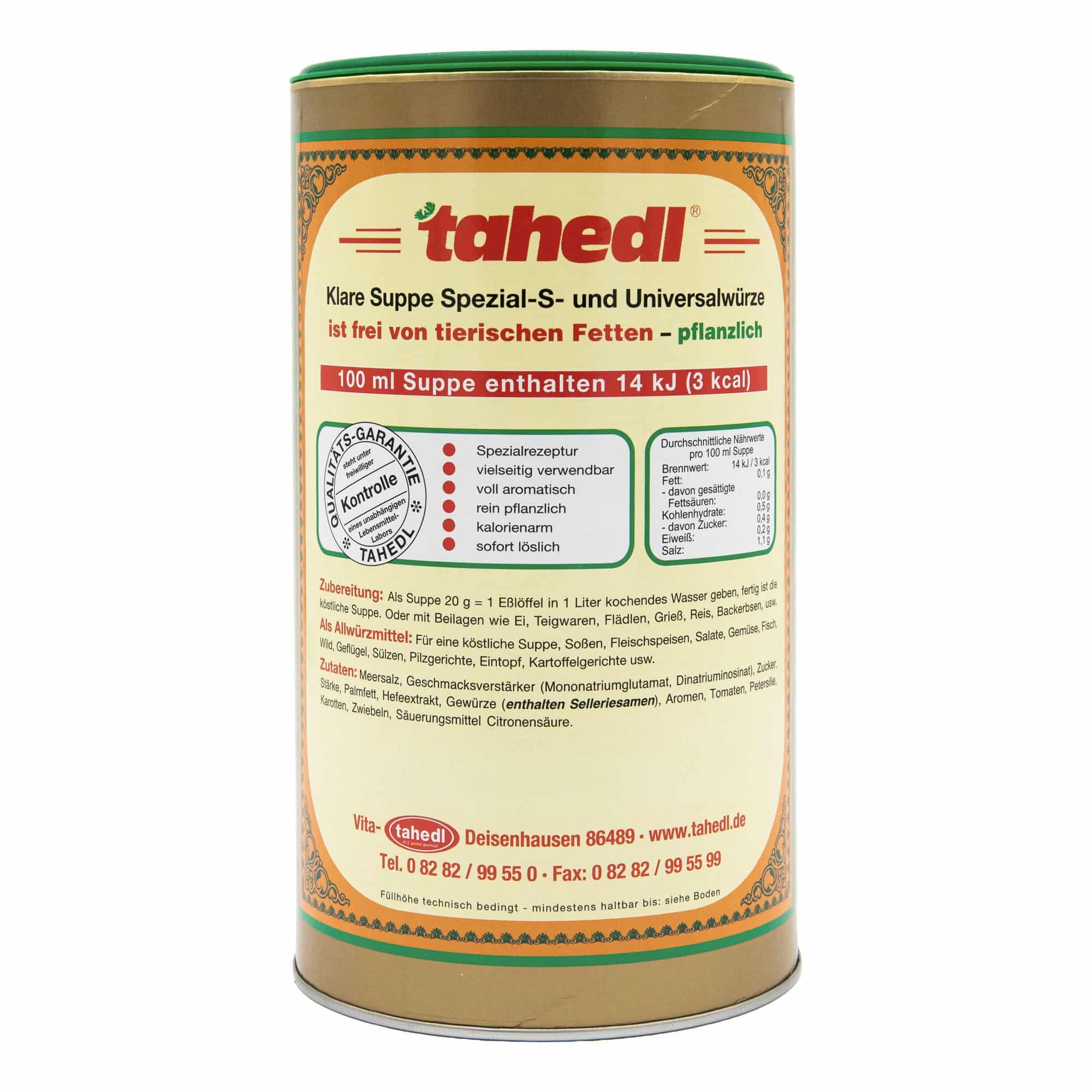Tahedl Suppe Gold 3x 900 g Sparpaket