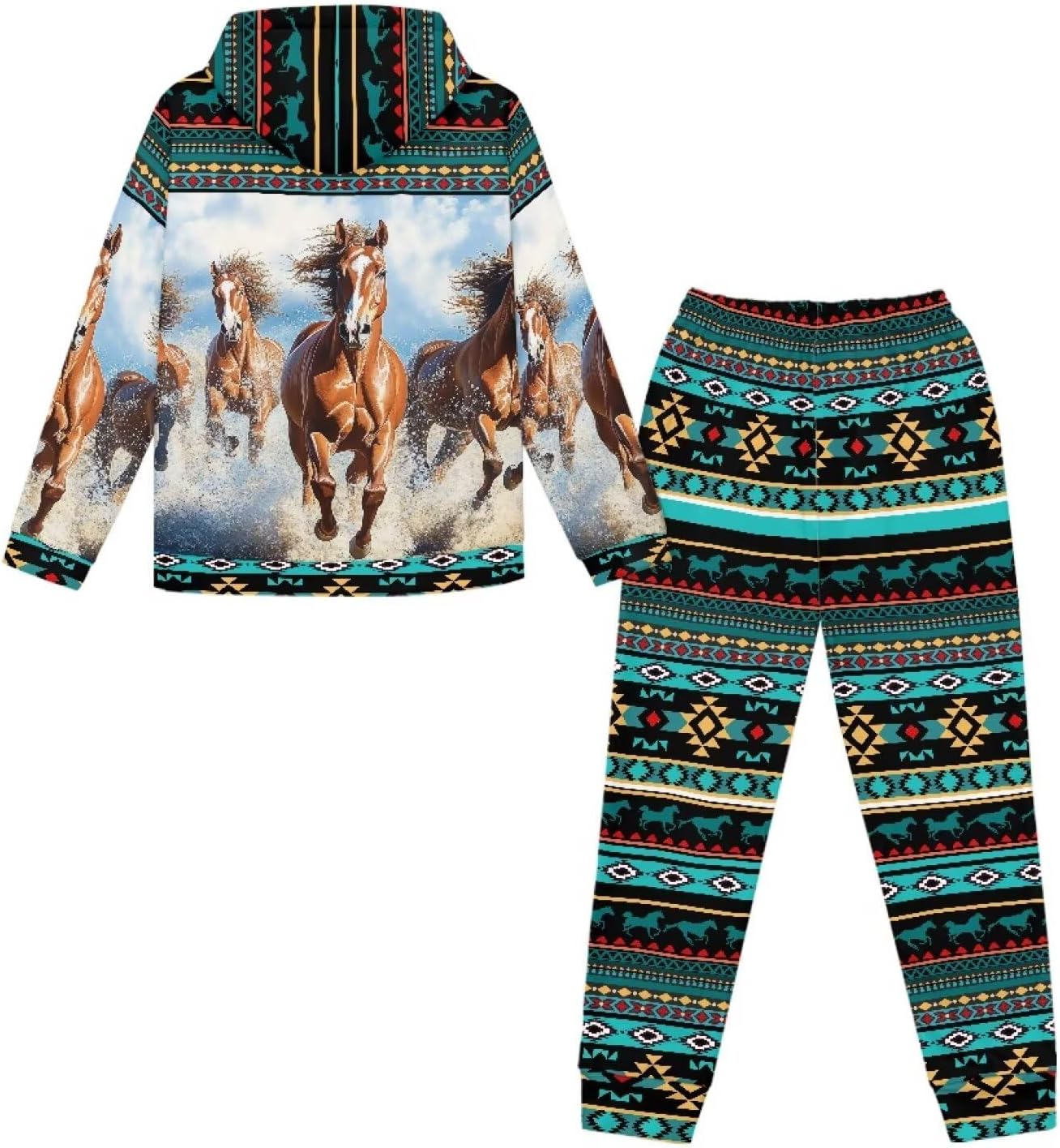 DISNIMO Hoodie for Boys Galaxy Sweatshirt and Sweatpants Set Cool Gifts Kids Sweatsuits Hooded Jogger Sweat Pants 2 Piece