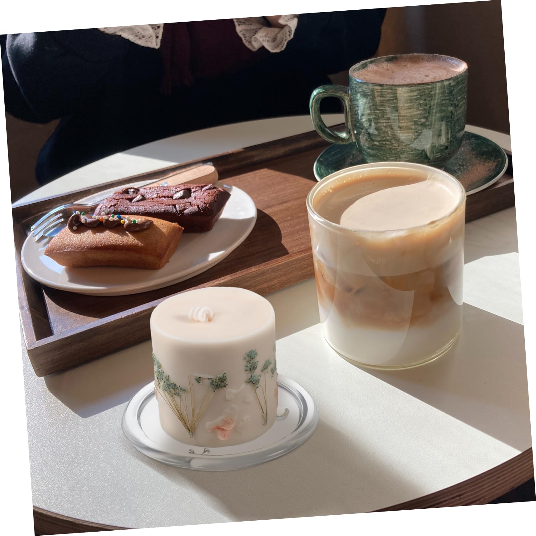 Alipis 2pezzi Portacandele Trasparente Di Porta Candele Per Cerimonie e Decorazioni Elegante Piatto Per Candele Da Tealight e Per Matrimoni e Eventi Speciali