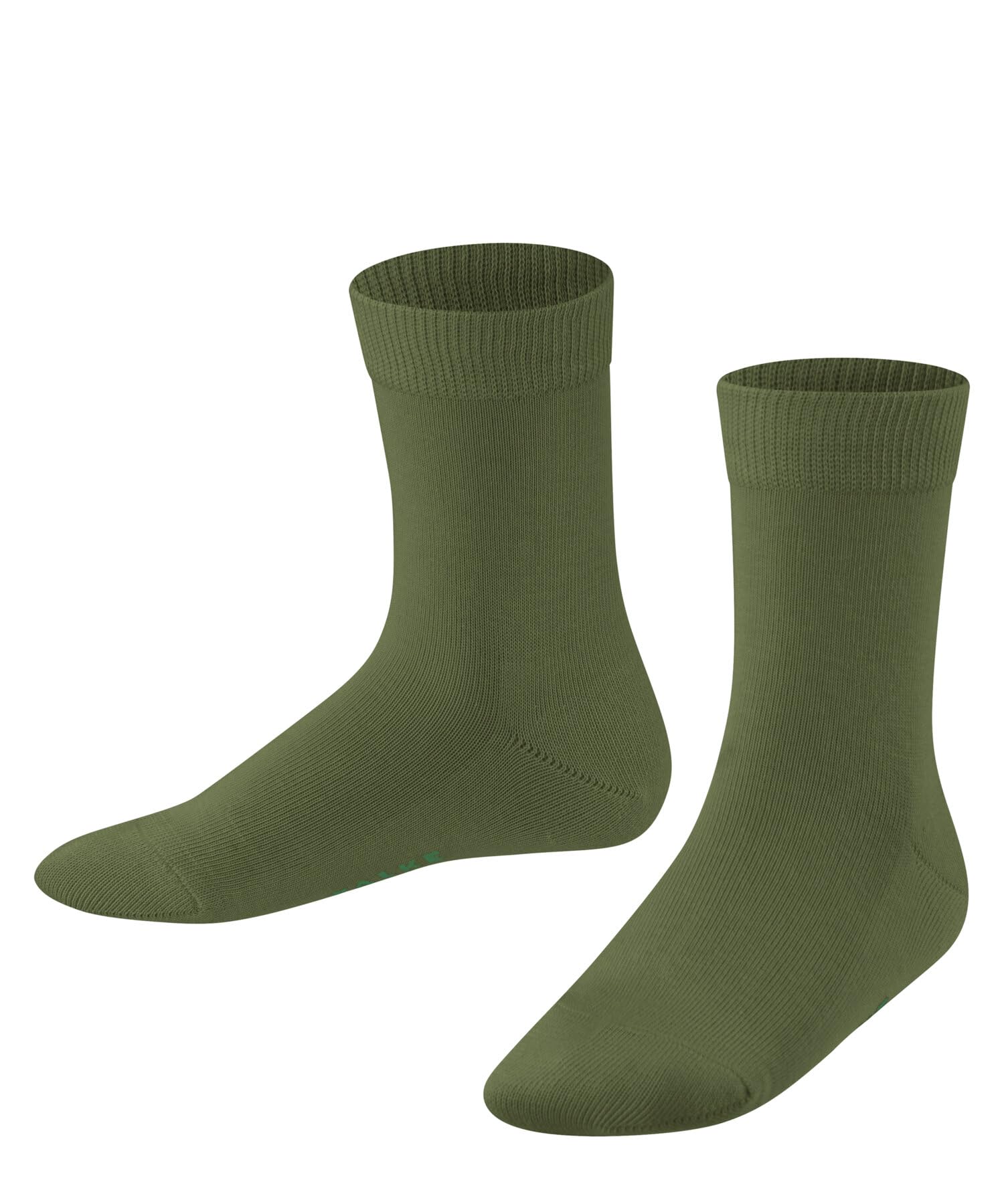 FALKE Unisex Kinder Family Socken atmungsaktive Baumwolle verstärkte Kindersocken kurz strapazierfähig hautfreundlich rutschfrei einfarbig 1 Paar