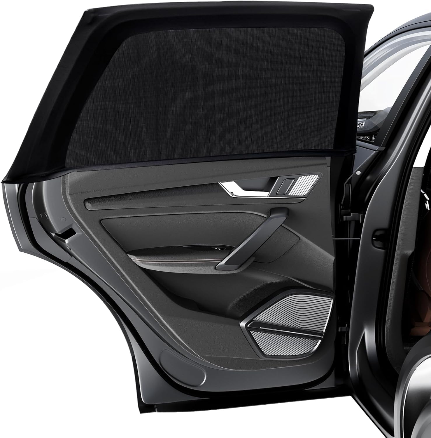 Woniyal 4 Pack Car Sun Shade for Abarth 595 Abarth 500 Abarth 124 Spider, Baby Car Window Shades, Car Sun Blind, Side Window Shade, Back Seat Window Cover, UV Protection Shield