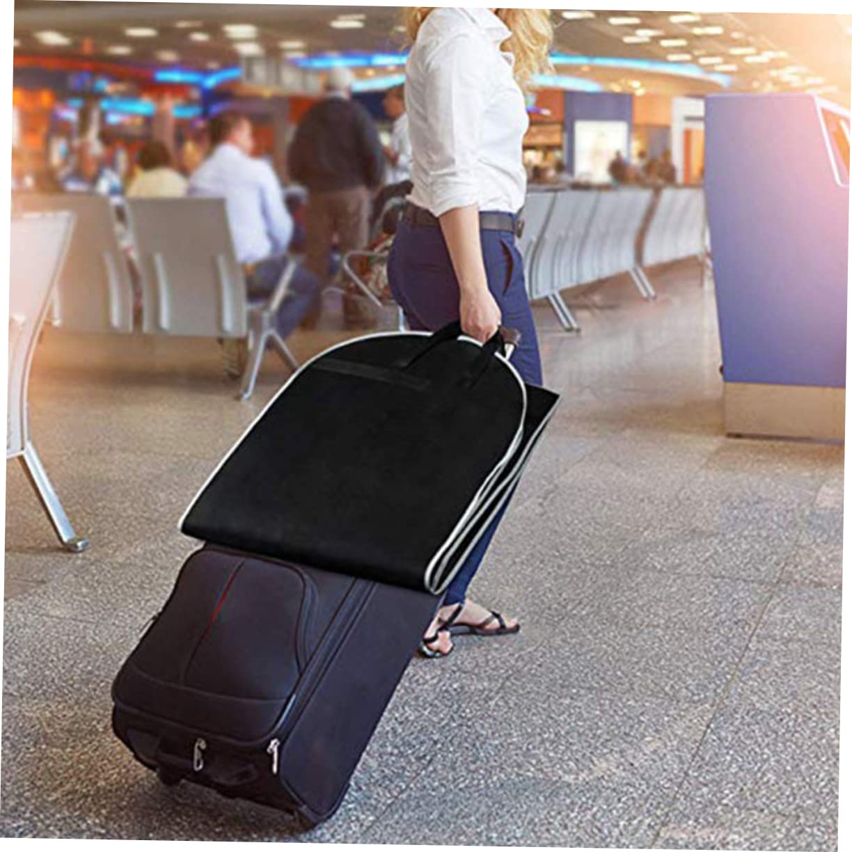 Gatuida Funda para Traje de Tela No Tejida Bolsa Protectora Ligera con Portátil para Almacenamiento y Viaje