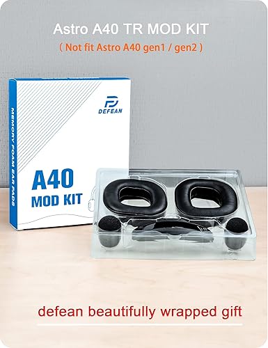 Miniatura 6 de Kit de modificación A40 TR  Almohadillas de repuesto y diadema defean compatibles con auriculares Astro Gaming A40 TR, almohadillas para los oídos,