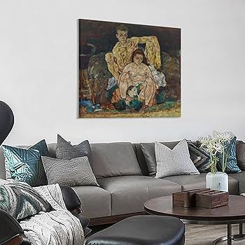 『家族』絵画・インテリア Amazon.co.jp: Egon Schiele エゴン・シーレ (家族) 絵画