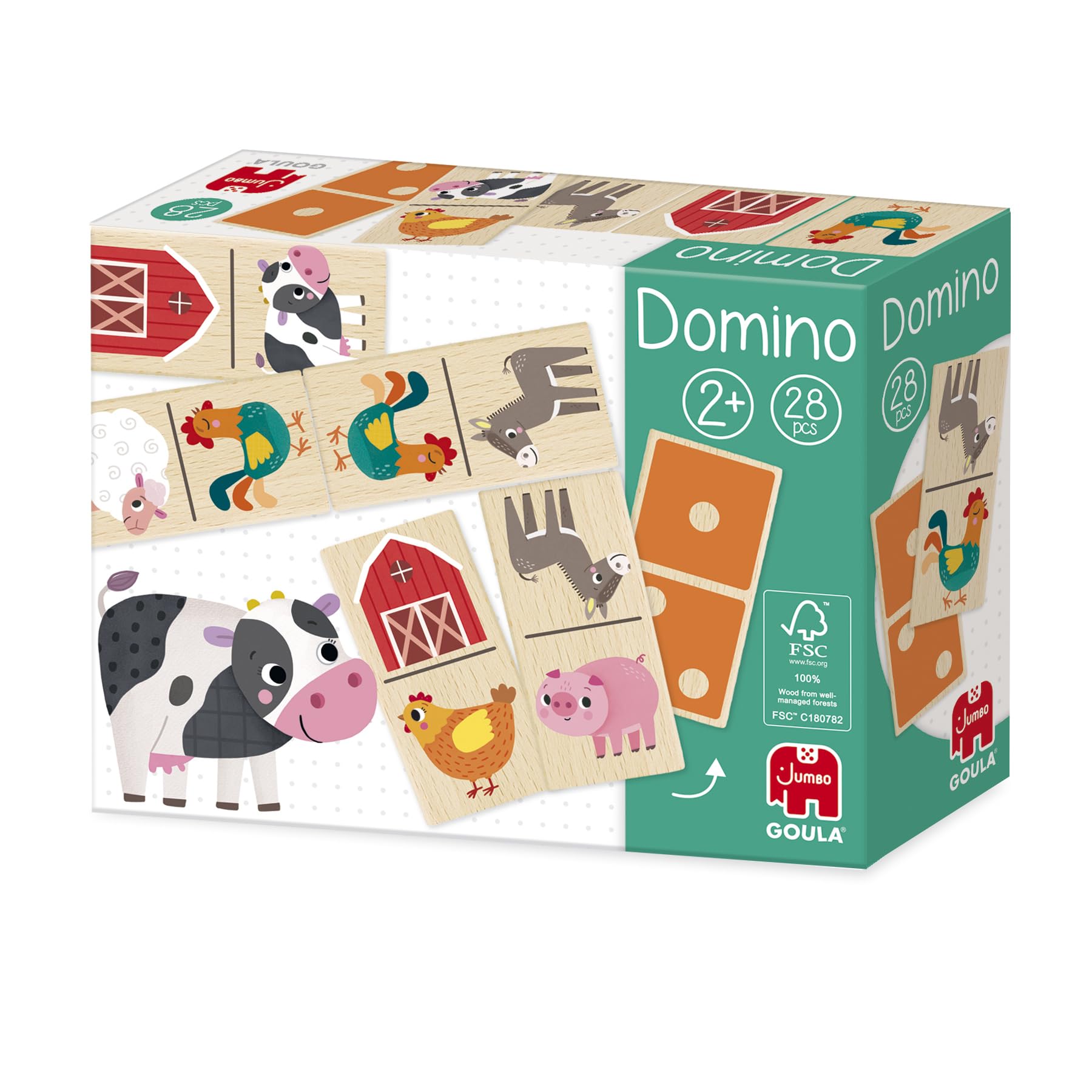 Goula - Dominoes Farm, Educational Preschool Game from 2 years