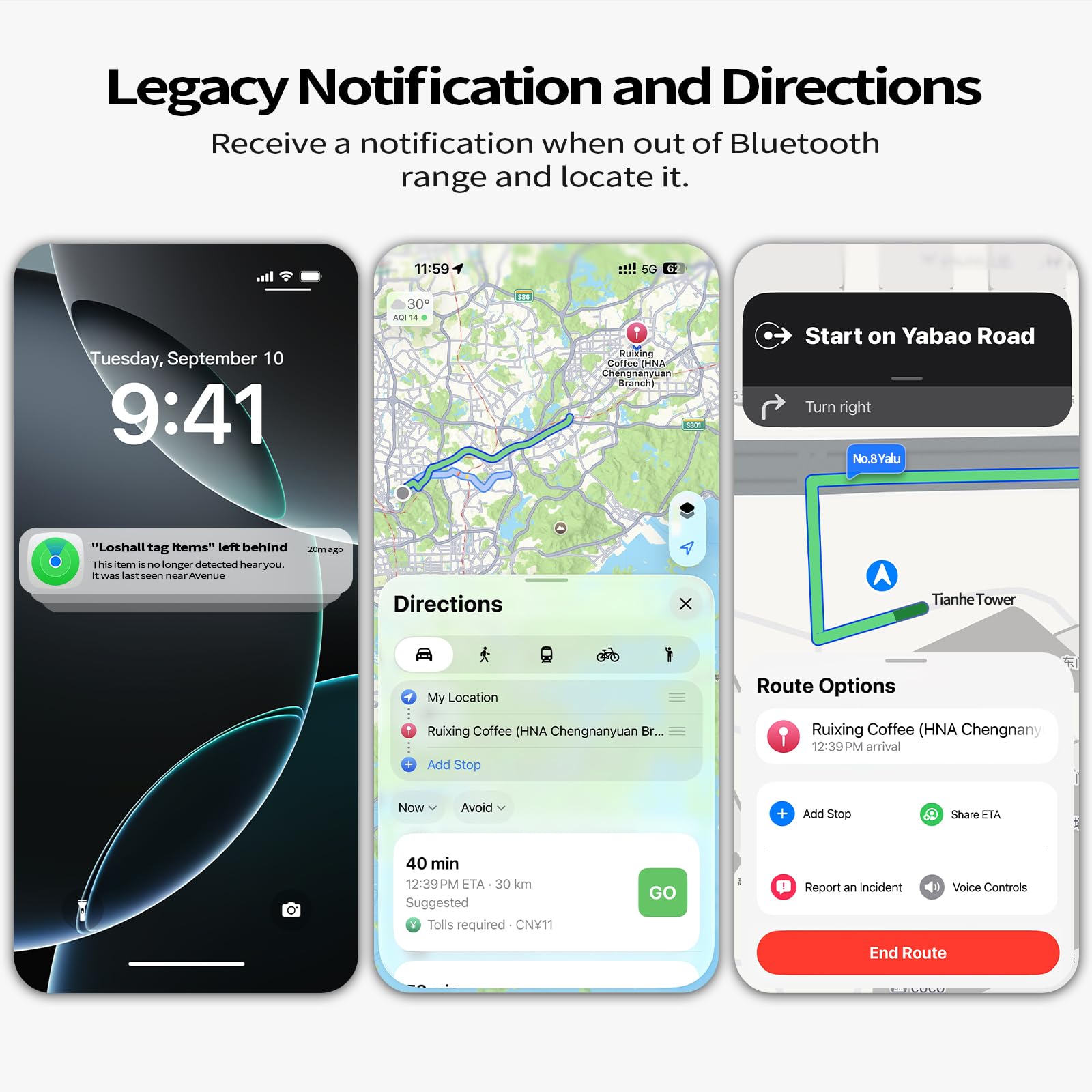 Air Tags Smart Tracker Finder 2 pezzi, Bluetooth Localizzatore Funziona con Apple Dov'è App (solo iOS, NON per Android), Trova oggetti per Bagagli, Valigie, ZainiBorse, Tags Batteria Sostituibile.