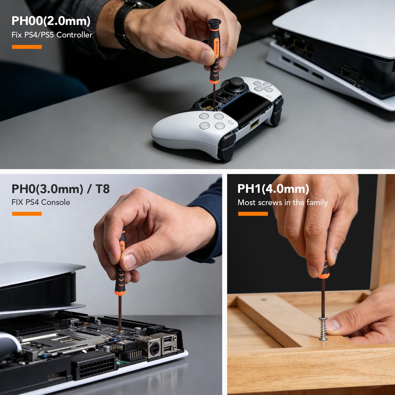 Amazon.com: JOREST Cleaning Repair Tool Kit for PS5 PS4, with PH00