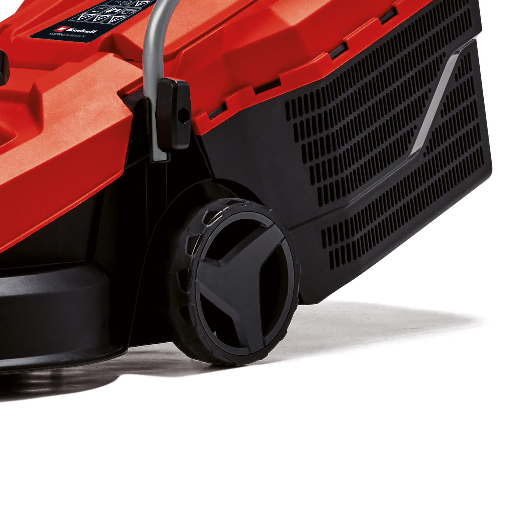 Einhell tosaerba elettrico GC-EM 1000/32 (1.000 W, larghezza di taglio 32 cm, fino a 300 m², cesto raccoglierba da 30 l, altezza di taglio 30-70 mm, manubrio pieghevole)