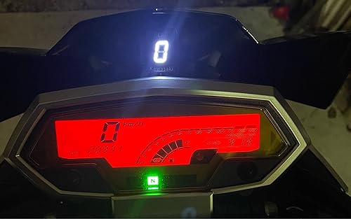 Miniatura 7 de Indicador digital de engranajes LED de 1-6 velocidades, medidor de pantalla impermeable para ER6N Z1000 SX Ninja 400 650 Z800 Z750 Versys 650 Z650