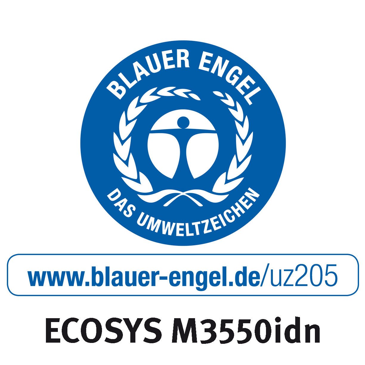Kyocera Ecosys M3550idn Laser Multifunktionsgerät (Scanner, Kopierer, Drucker, USB 2.0) grau