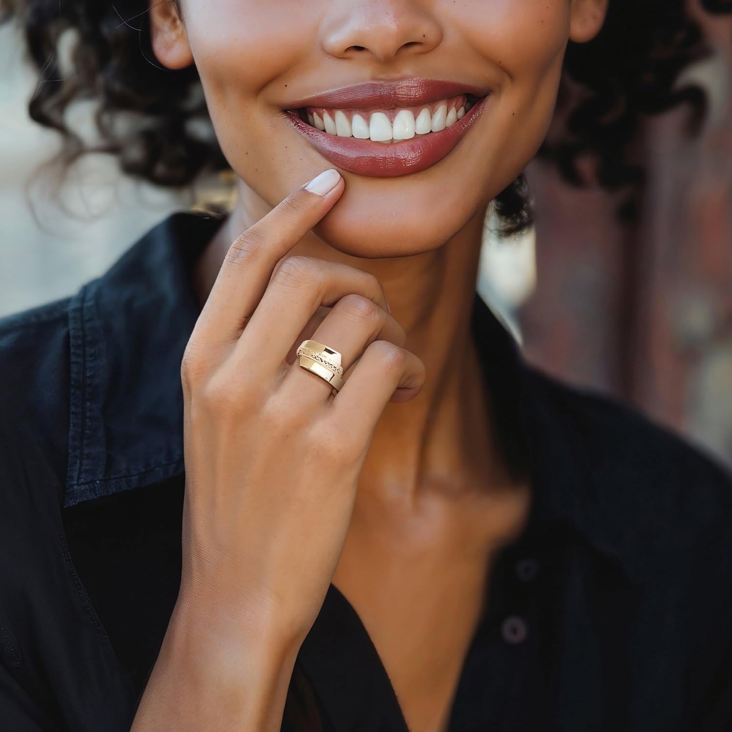 Ross-Simons Italian 14kt Yellow Gold Diamond-Cut and Polished Ring