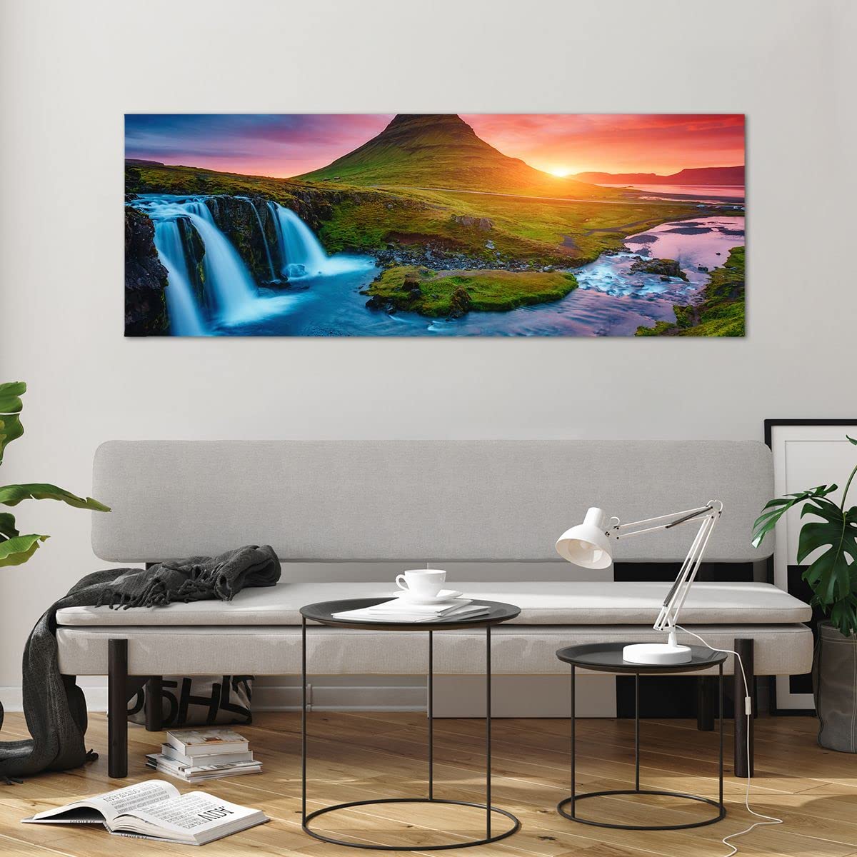 ARTTOR Impression sur Verre Moderne 140x50cm Paysages Nature - 2963