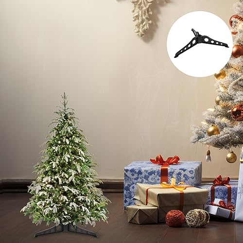 Miniatura 3 de BESPORTBLE Soporte resistente para árbol de Navidad, soporte plegable para árbol de Navidad, base de repuesto para árbol de Navidad artificial para