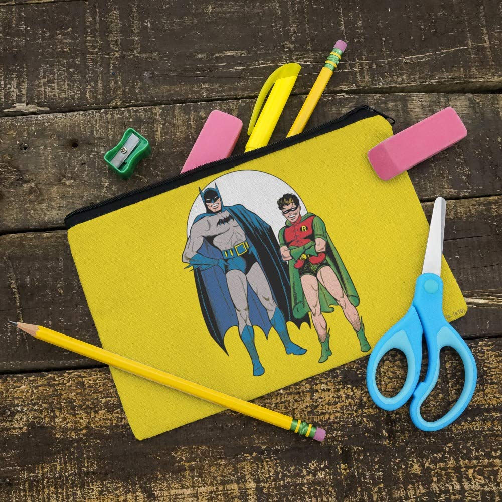 Batman and Robin Pencil Pen Organizer Zipper Pouch Case