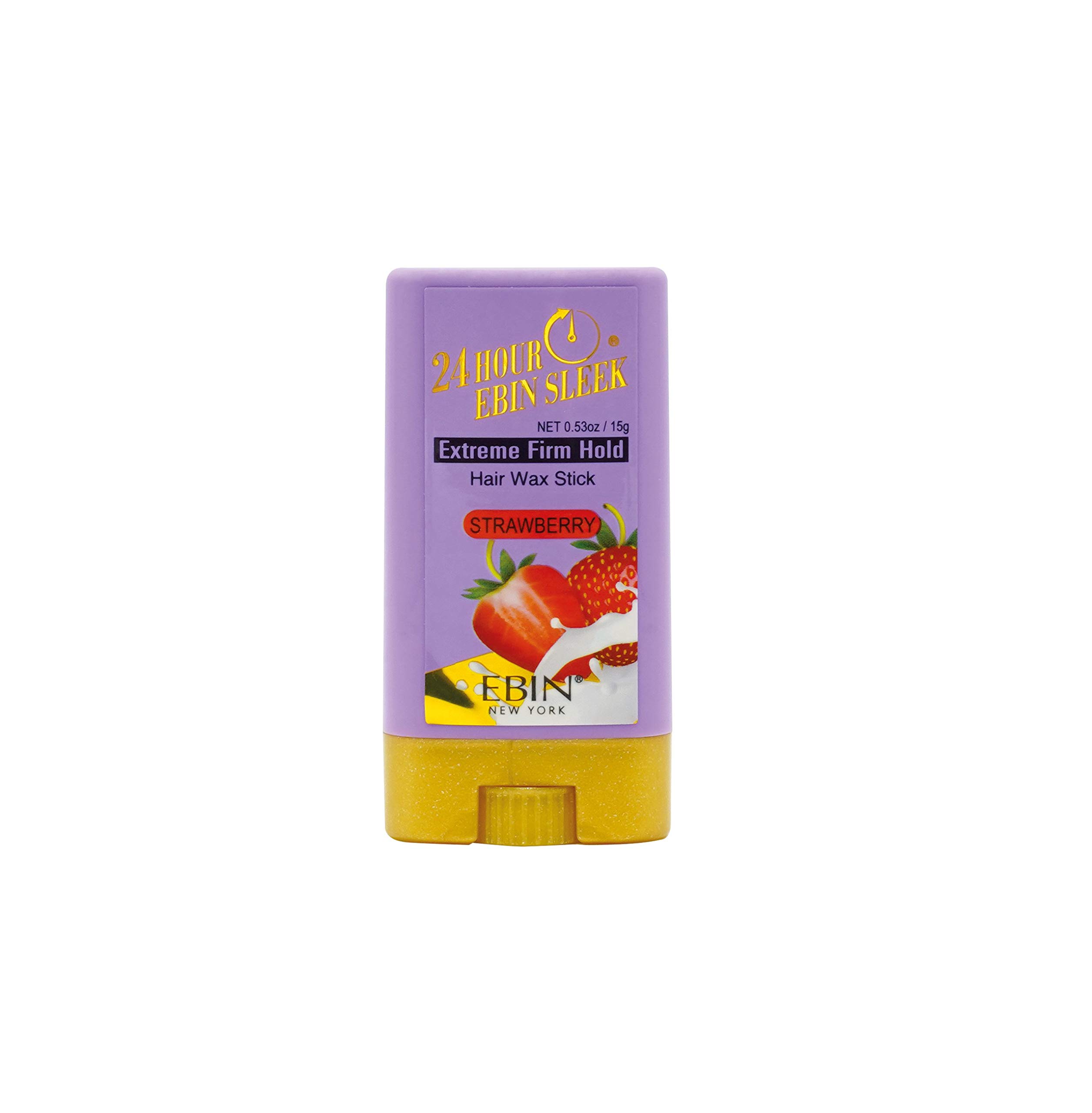 24 Hour Edge Tamer Sleek Hair Wax Stick - Strawberry (0.53oz) 0.5oz