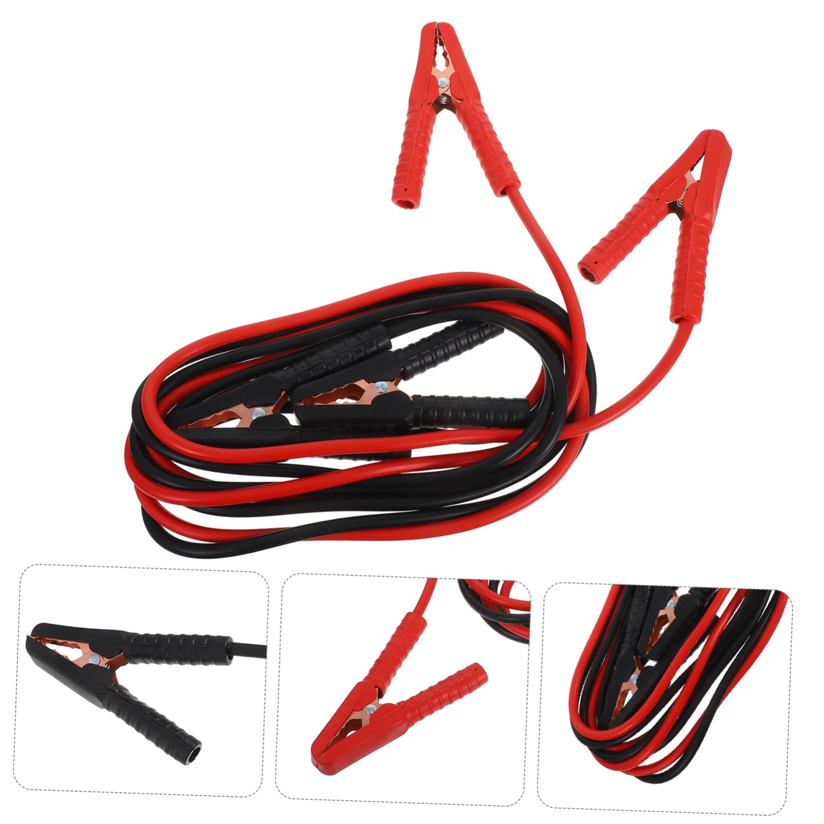 PLAFOPE Câbles de Démarrage pour Voiture Pinces Robustes Kit de Câbles de Démarrage pour Véhicule Connecteur pour Batteries Déchargées ou Faibles