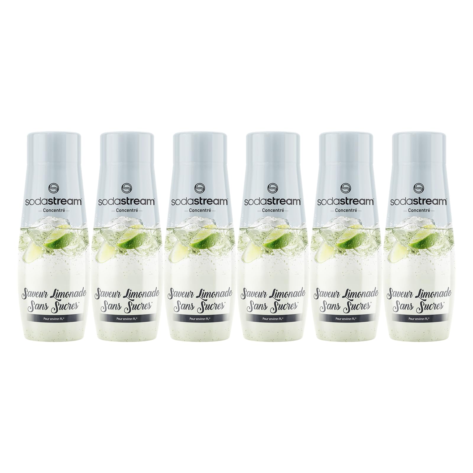 SodaStream Limonadenkonzentrate 6er Pack – Zuckerfreie Limonadenkonzentrate, 440 ml je Konzentrat