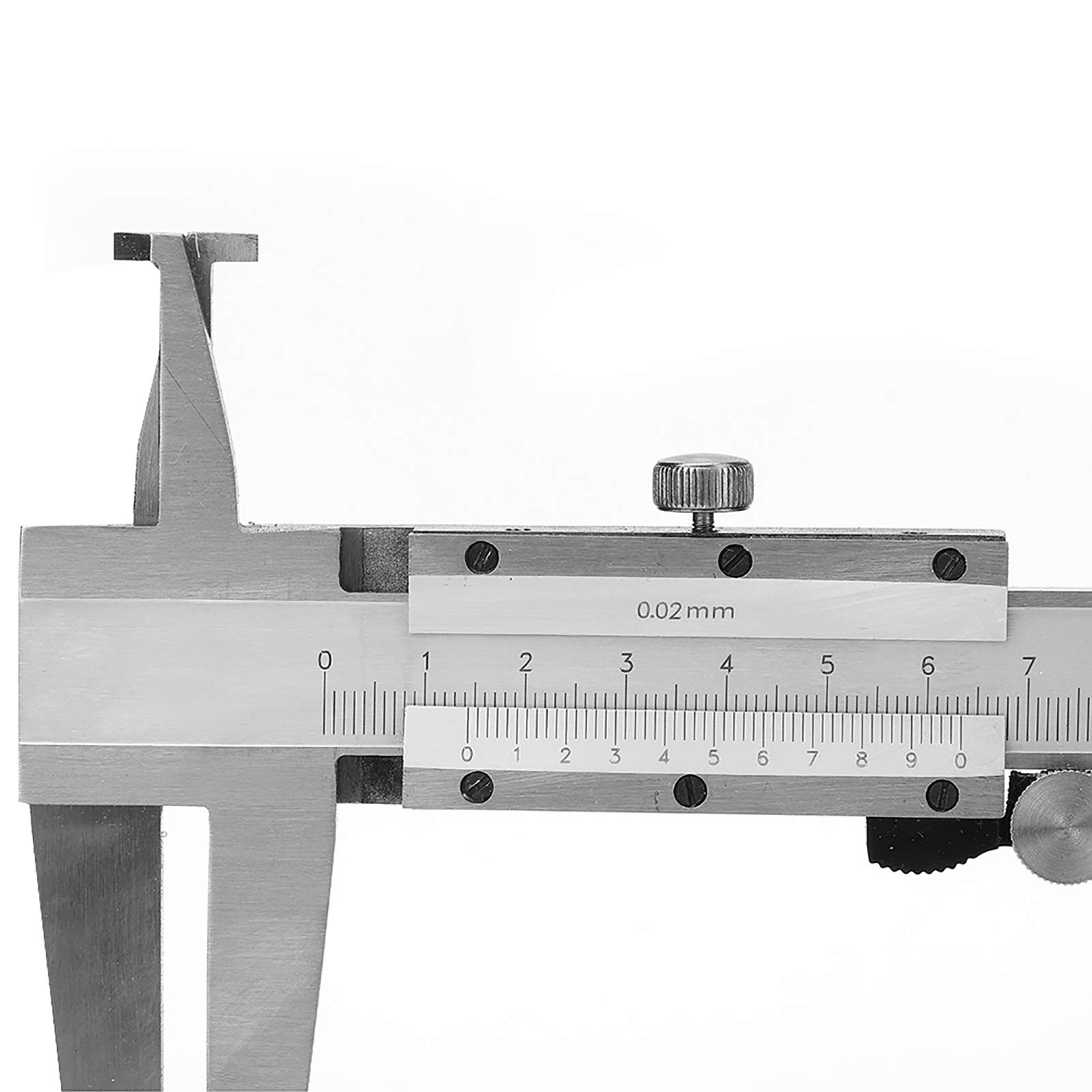 Micrómetro Interior, Calibrador Vernier, Herramienta de Medición Profesional de Acero Al Carbono de Alta Precisión, Calibradores Vernier de Ranura Interior de Doble Garra,