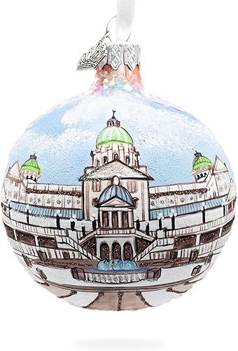 Pennsylvania State Capitol, Harrisburg, Pennsylvania, USA Bola de cristal adorno de Navidad 3.25 pulgadas