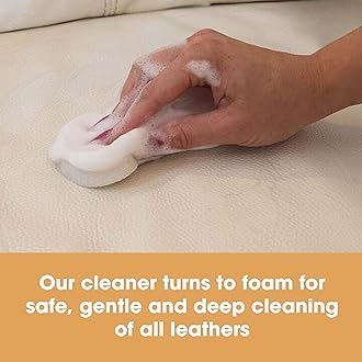Furniture Clinic Complete Leather Care Kit+ With Large Leather Cleaner & Leather Protection Cream for Sofas, Car Seats - Leather Care Set Includes 500ml Ultra Clean & 500ml Leather Conditioner