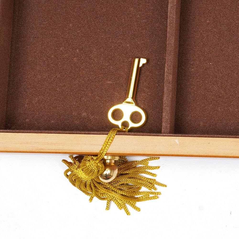 Joyero de madera de 3 niveles, caja de joyería, caja de regalo, para guardar relojes, gafas, joyas, gemelos, eslabones de repuesto, anillos, pendientes