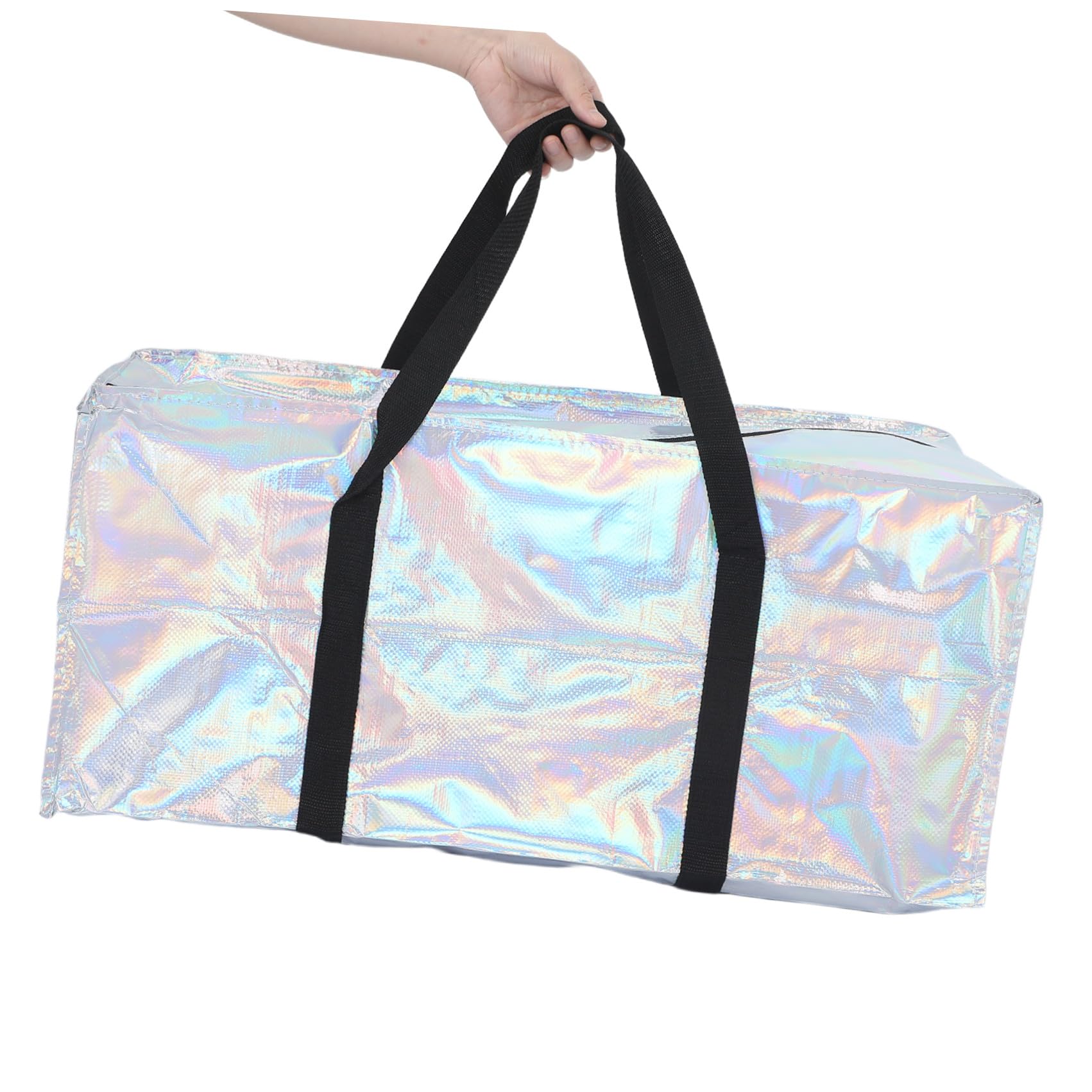 Luxshiny 4 Pezzi Sacchetti per Trasloco Extra Large Oxford con Cerniera Rinforzata e Manici Larghi per Spostamenti e Traslochi Prolungati