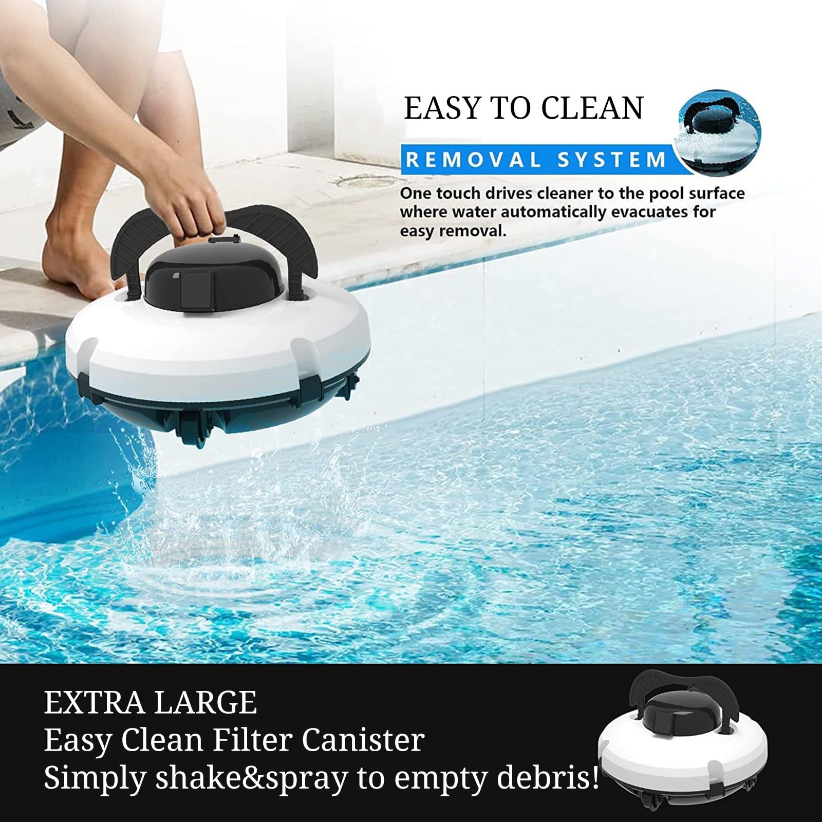 Robot per Piscina Robot pulitore per Piscina, Forniture per Piscina Robot Automatico per Pulizia Piscina per Piscine