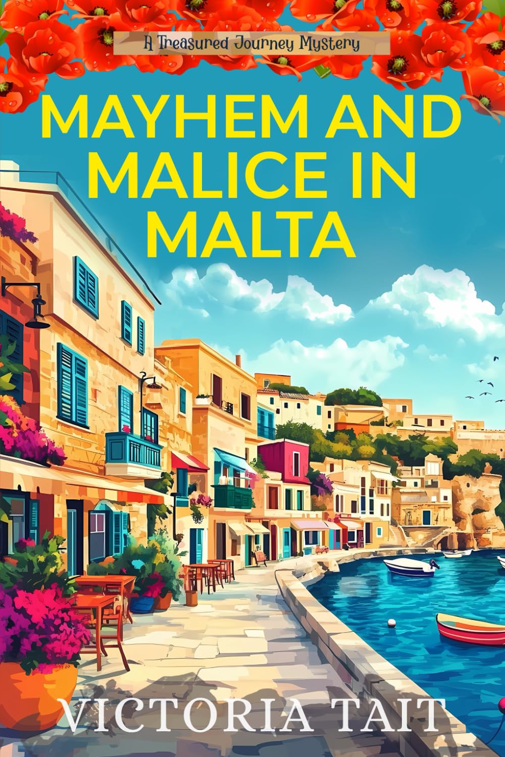 Mayhem and Malice in Malta: A Travel Cozy Mystery with a Female Amateur Sleuth (A Treasured Journey Mystery)