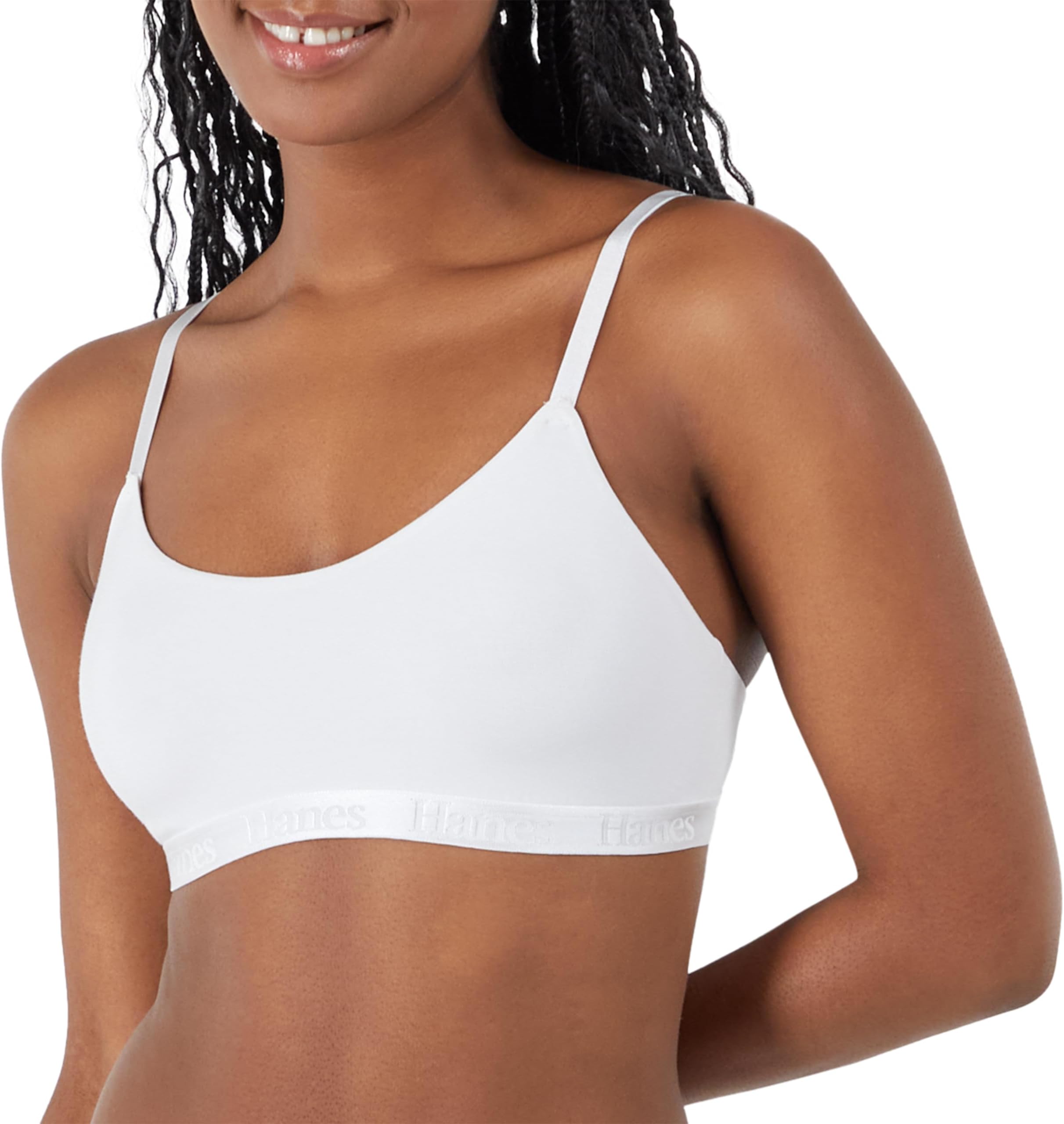 Women's Originals Supersoft String Bralette, Pullover Bra, Scoop Neckline