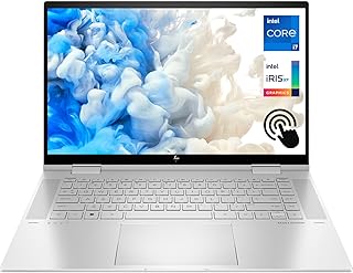 HP 2023 Newest Envy X360 15.6" Touchscreen Business Laptop, Intel i7-1355U 10-core Processor, Intel Iris Xe Graphics, Backlit Keyboard, Thunderbolt 4, Stylus Pen, Windows 11 Home (64GB RAM | 2TB SSD)