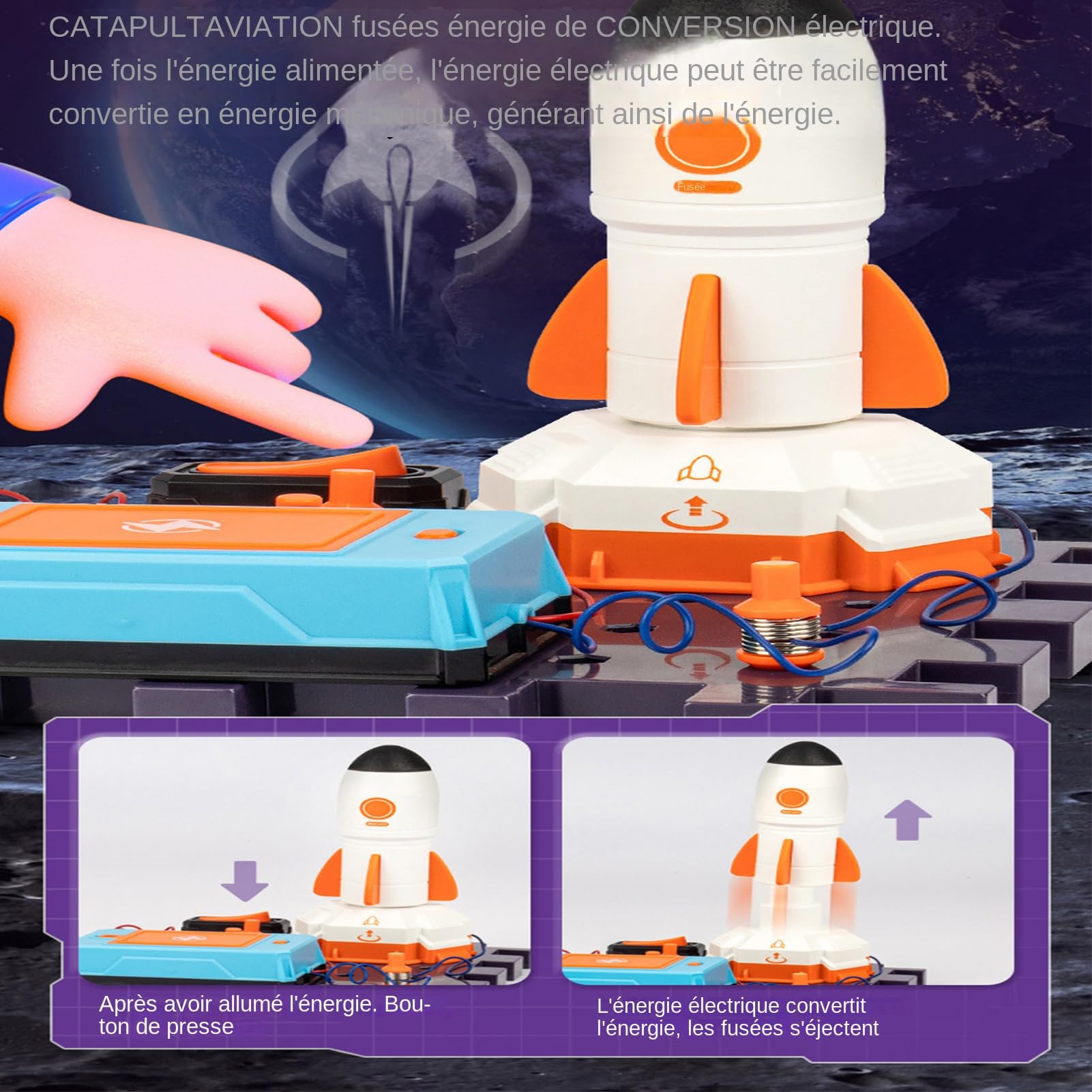 Kit Di Scienza Dei Circuiti Giocattoli STEM per Progetti Scientifici | Giocattoli Educativi 7-14 Anni con Costruzione Fisica