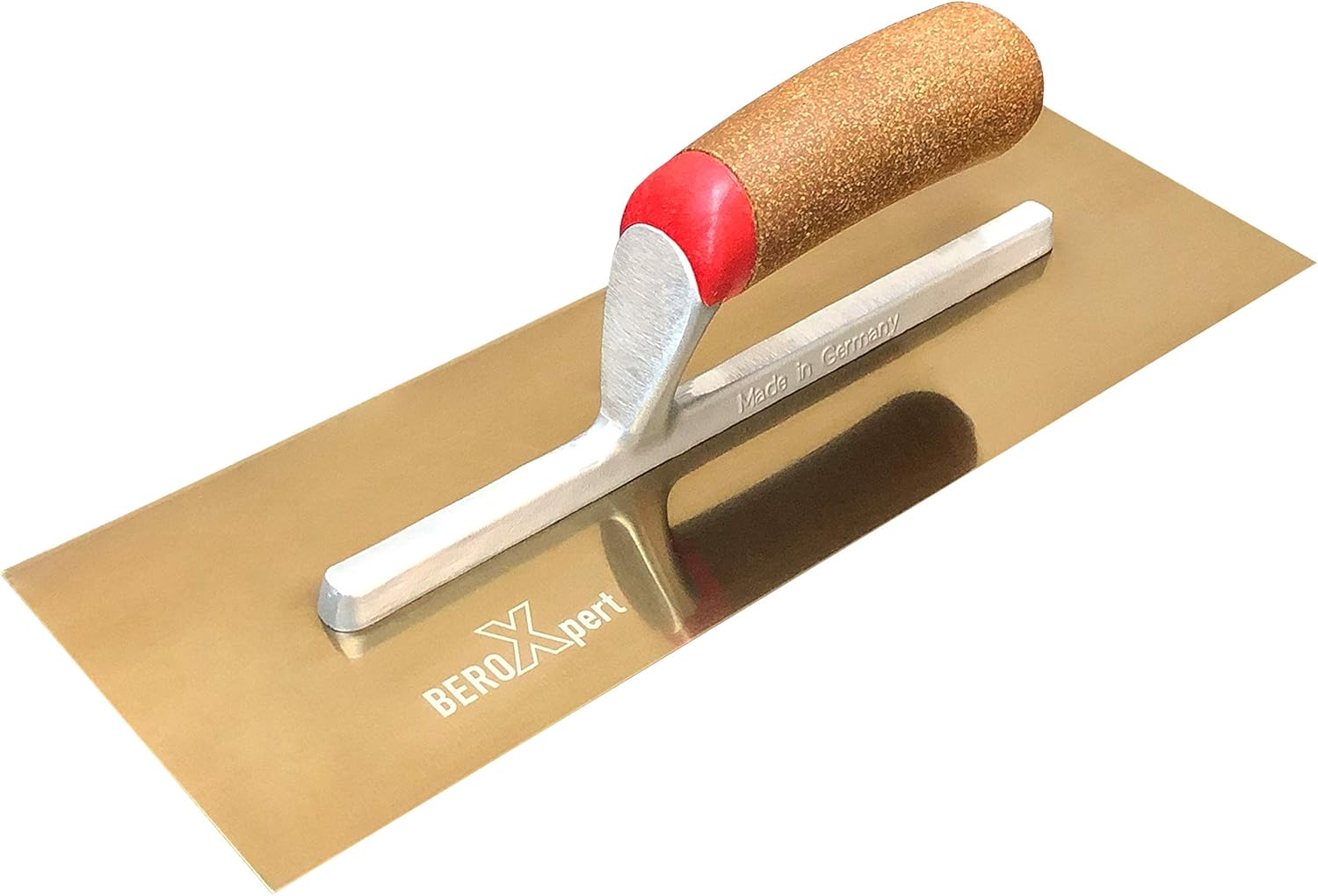 Premium Finishing Trowel | Golden Stainless Steel | Comfort Cork Handle