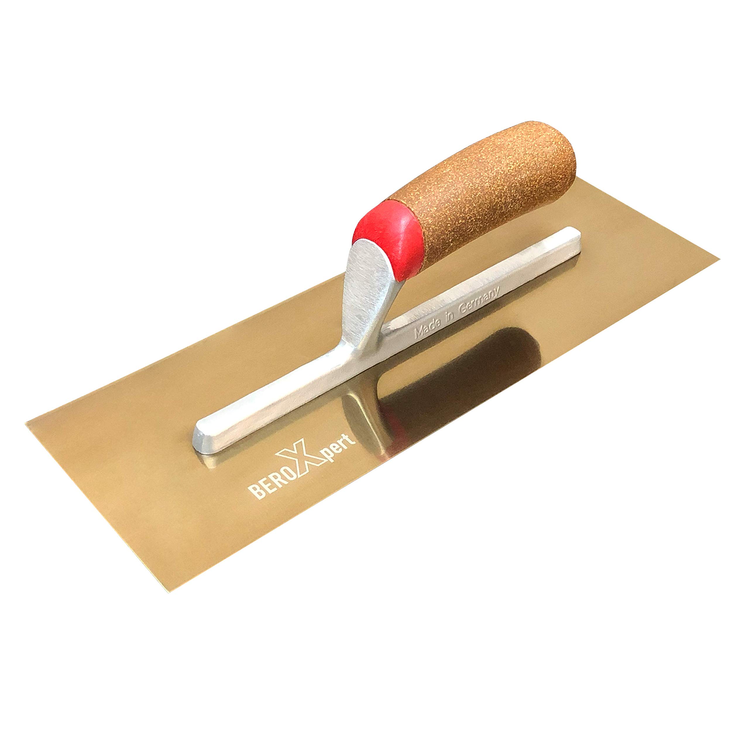 Premium Finishing Trowel | Golden Stainless Steel | Comfort Cork Handle
