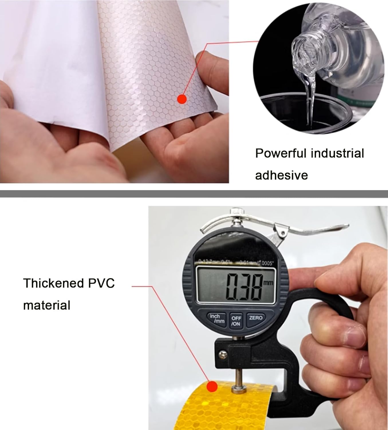 Reflective Tape,Reflective Safety Tapes, 15 cm x 10 Meters Waterproof Conspicuity Adhesive Reflector Tape, Outdoor Warning Tape for Vehicles Trailers Boats Signs Cars Yachting(Bright Green)