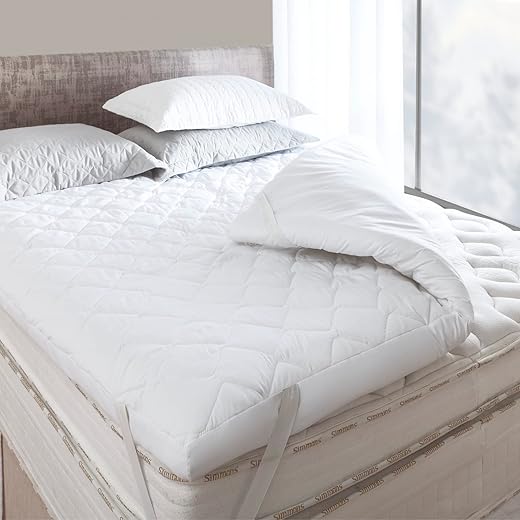 Pillow Top Toque de Pluma Casal 730 g/m², 5 cm de Espessura, Double Face, Acolchoado Premium, Ultra Macio - W Menegatti