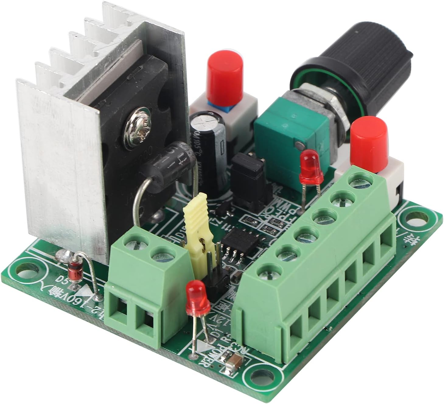 15-160VDC or 5-12VDC Stepper Motor Driver,PWN Controller Generator Pulser for Stepper Motor Pulse Generator Regulator Board Speed Regulator