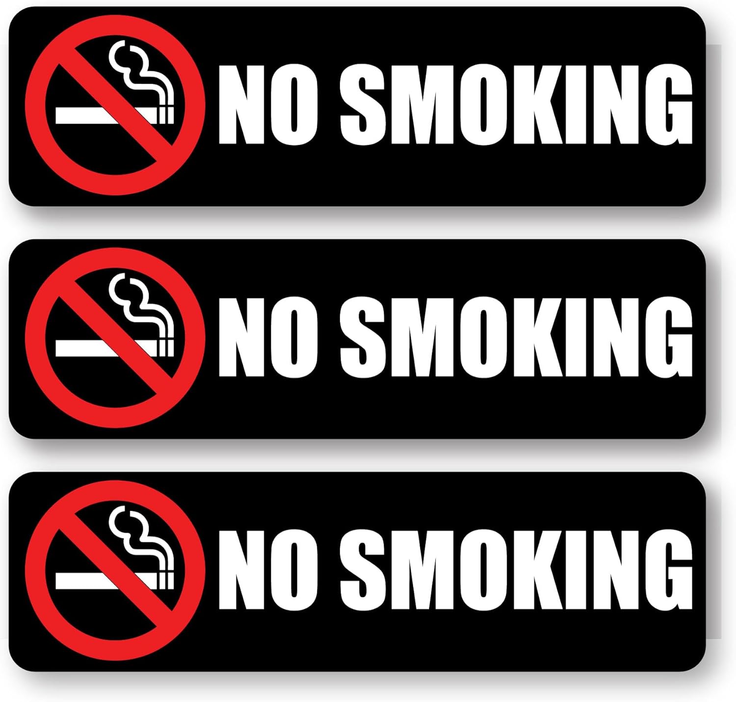 Amazon.com: No Smoking Weatherproof Vinyl Decal Sticker for Stores ...