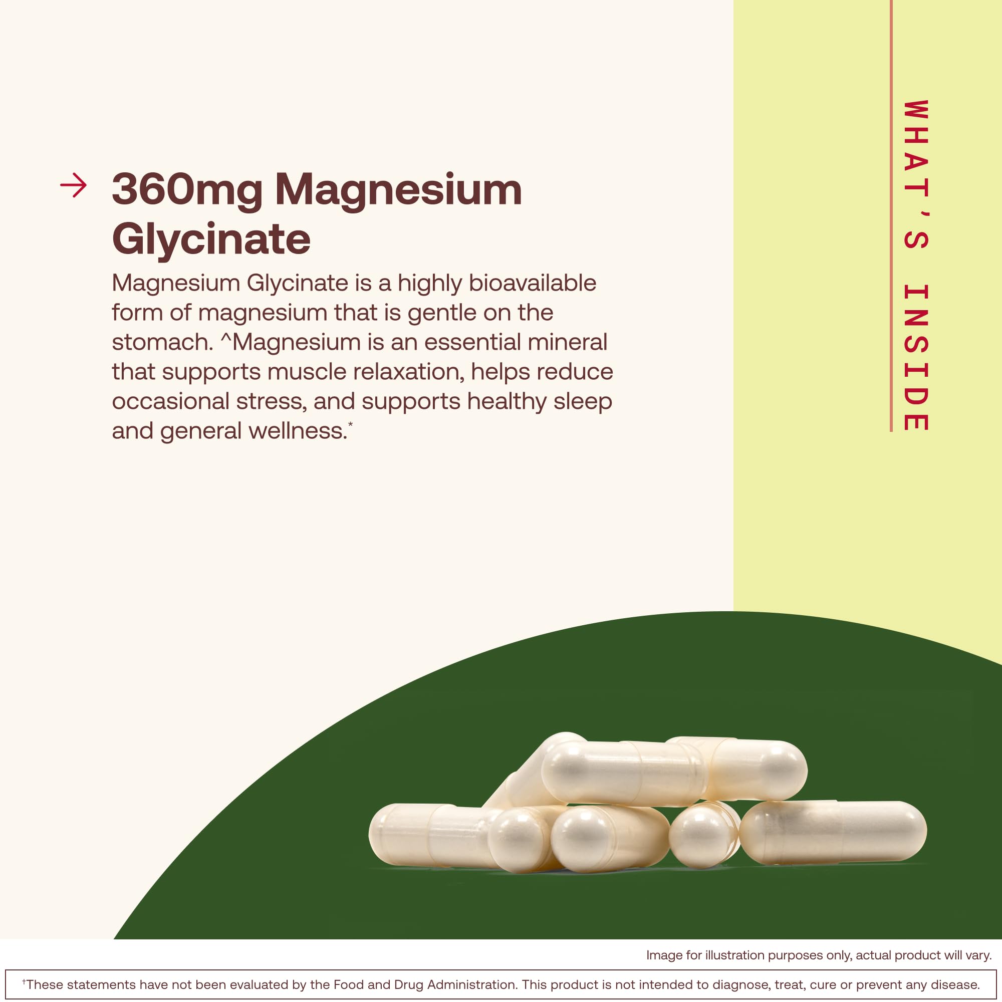 Jarrow Magnesium Glycinate, Support Relaxation & Healthy Sleep, 90 Capsules — Amazon image 3